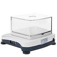 Vista 13 de U.S. Solid Precision Lab Scale 600g x 0.01g- High Precision Analytical Balance w/USB and RS232 Interface, Detachable Draft Shield, 1 x 500g