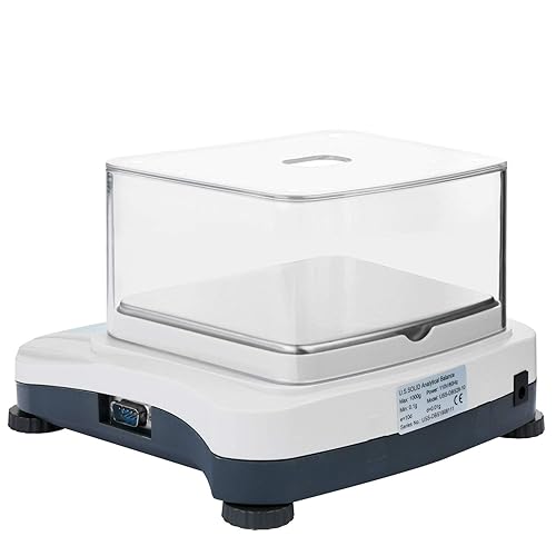 Miniatura 13 de U.S. Solid Precision Lab Scale 600g x 0.01g- High Precision Analytical Balance w/USB and RS232 Interface, Detachable Draft Shield, 1 x 500g