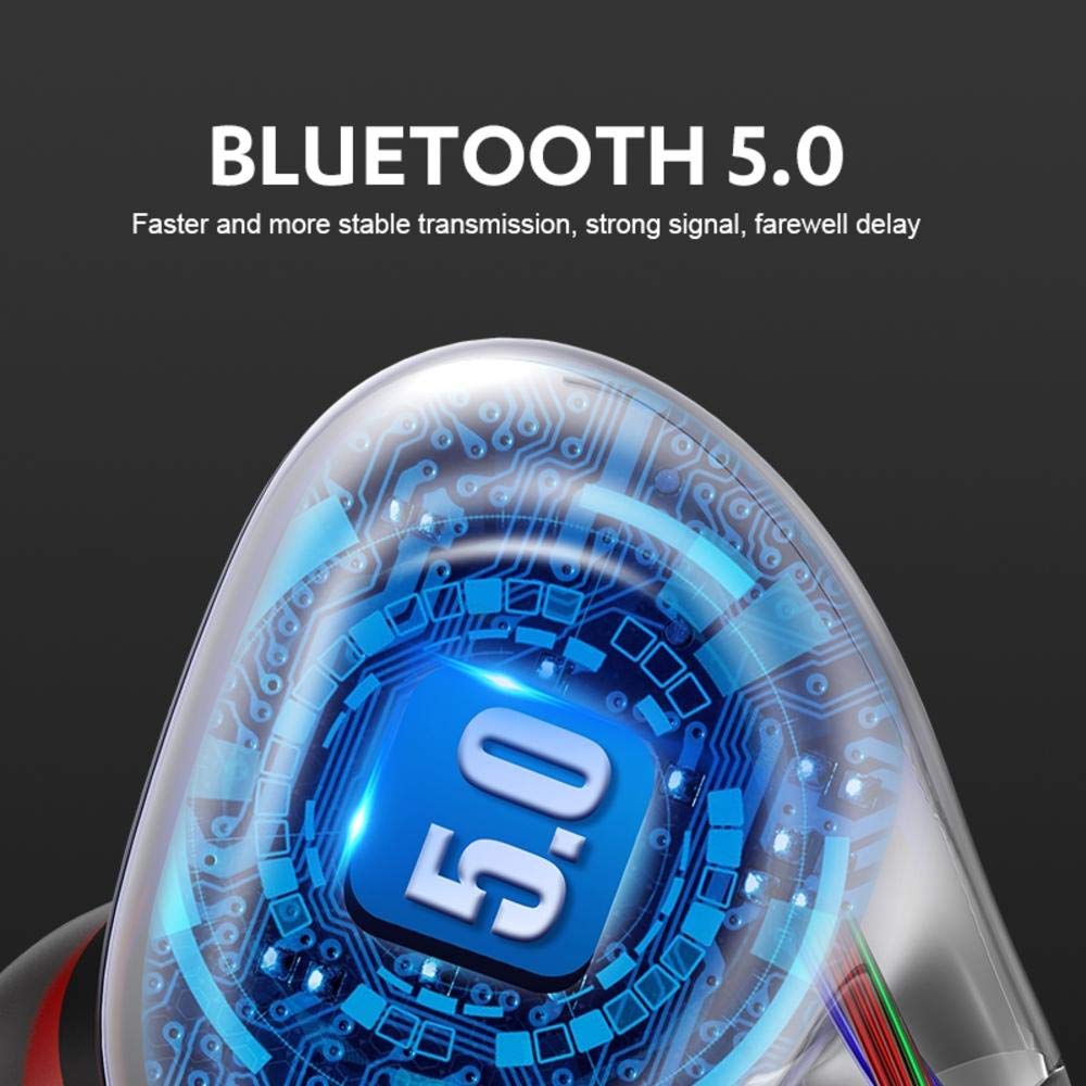 Najnowszy bezprzewodowy zestaw słuchawkowy Bluetooth V5.0 3D stereofoniczny zestaw słuchawkowy z pałąkiem na kark sportowe słuchawki douszne basowe słuchawki douszne z mikrofonem na wszystkie telefony