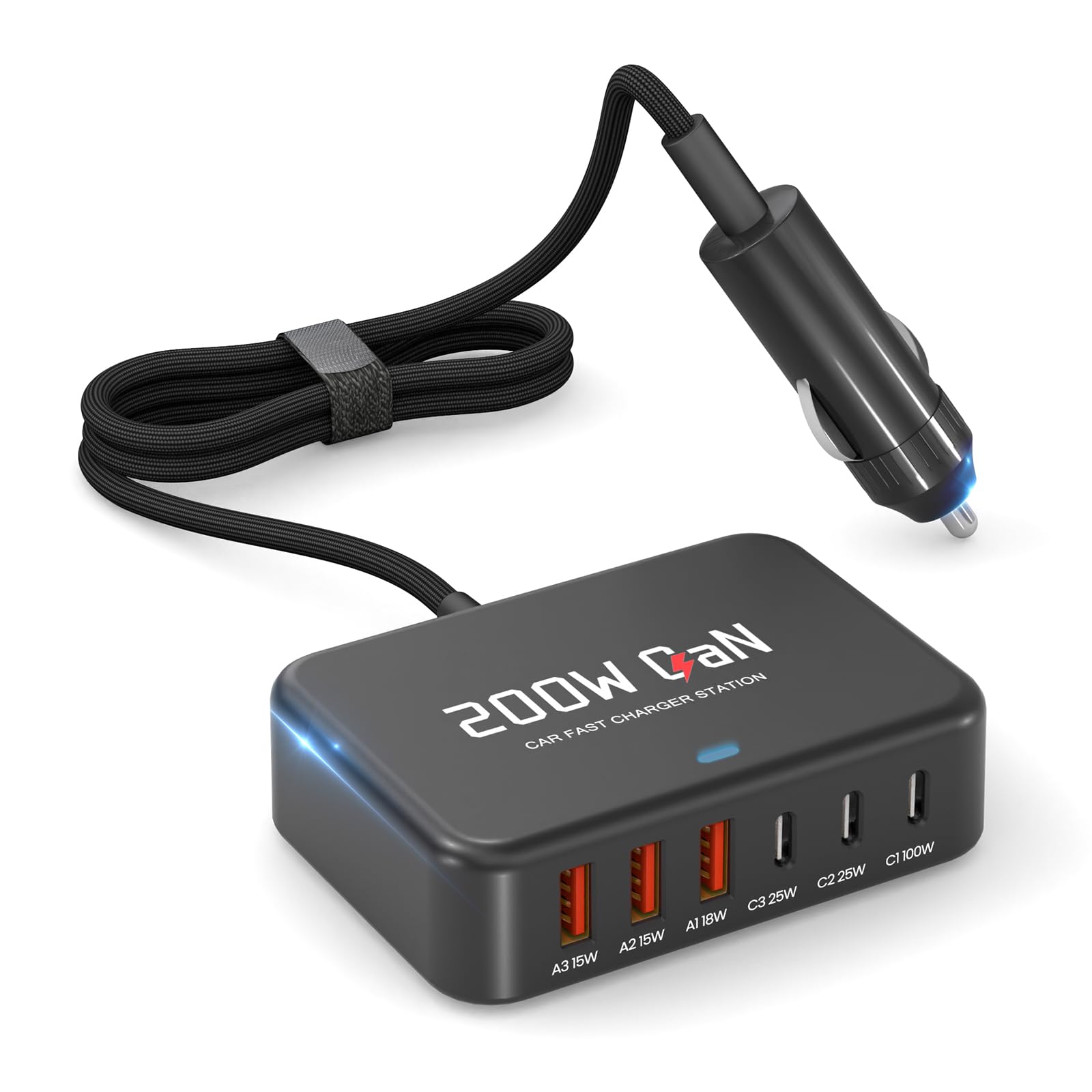 Cargador de coche de 200 W