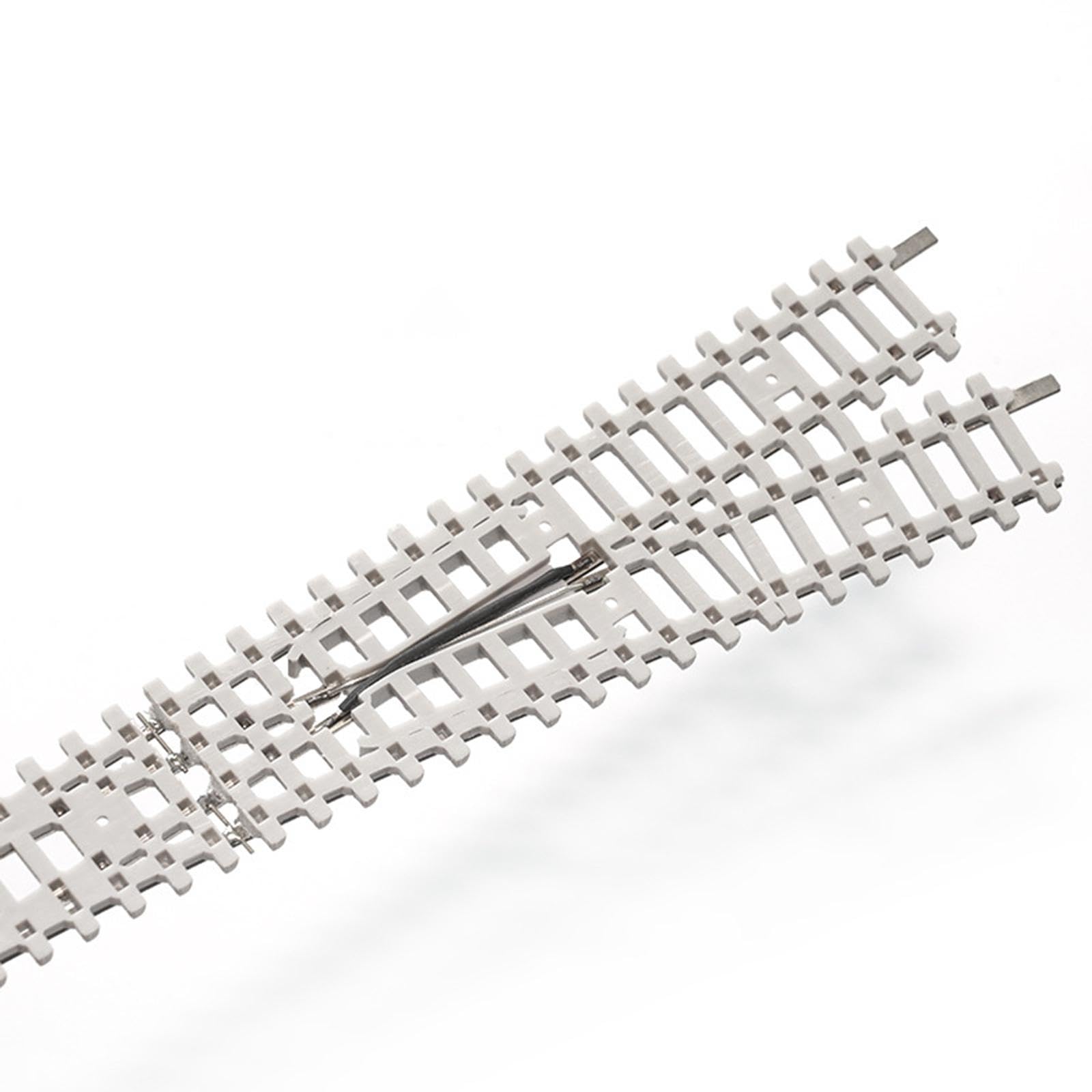 MagiDeal Modelo de Tren, Carril de desvío, Escala N, Calibre 0,9 cm, 19 cm x 1,65 cm, Aspecto Realista, Resistente, Escala 1/160, Cambiar a La Derecha