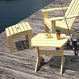 Woodworking Paper Plan to Make Adirondack Table and Footstool - Material Not Included