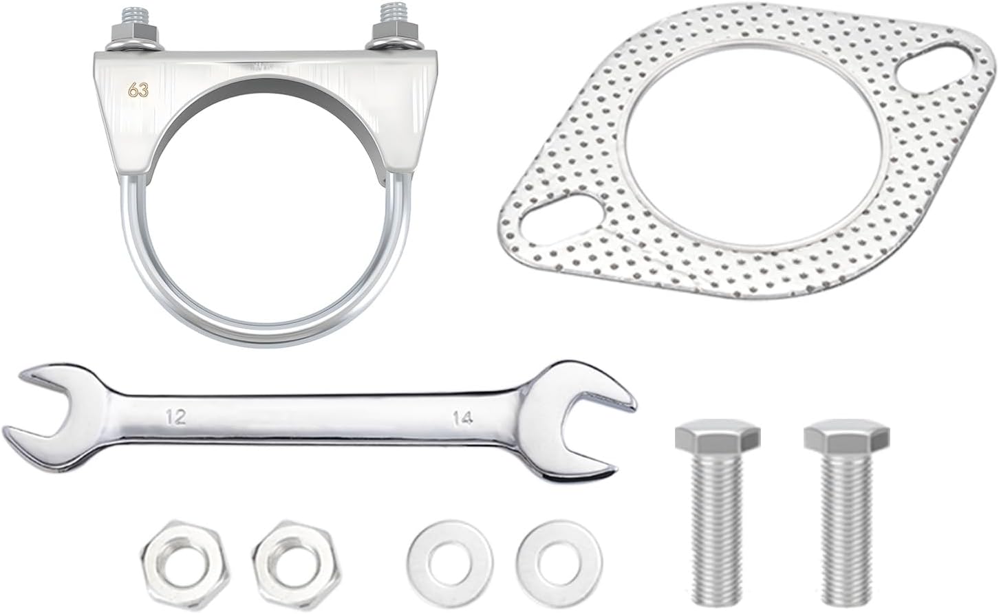 Rear Catalytic Converter Kit Fit For Chevrolet Equinox 2010-2017 & GMC Terrain 2010-2017 L4 2.4L Replace 54850 642042 (EPA Compliant)