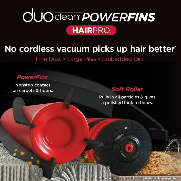 DuoClean PowerFins HairPro technology
