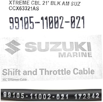 Teleflex TFXtreme 3300 / 33C Boat Shift Throttle Control Cable CCX63321AS | Suzuki 21 Ft