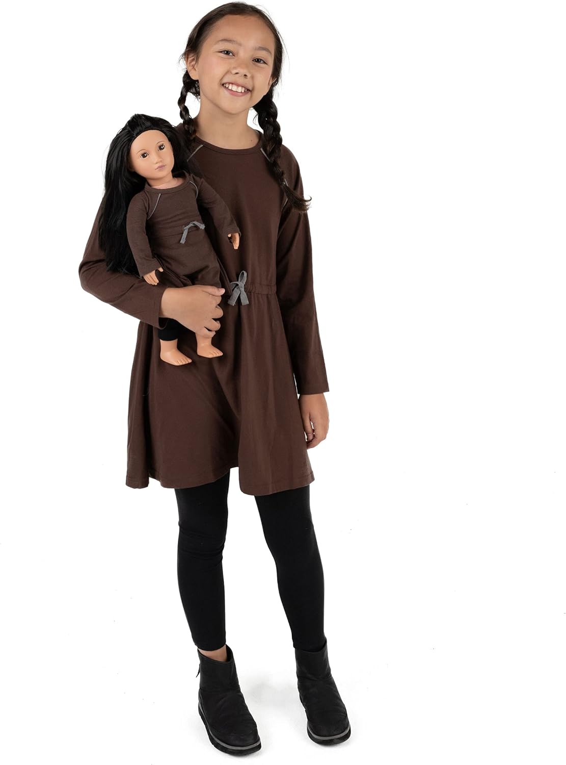 Leveret DRESS ガールズ US サイズ: 5 Years カラー: ブラウン