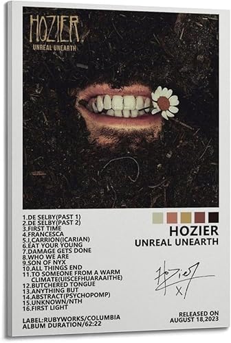 Miniatura 1 de Hozier Poster Unreal Unearth Album Cover Poster Wall Art Decor Canvas Poster for Room Decor Aesthetic Sports Landscape Office Room Decor Gift