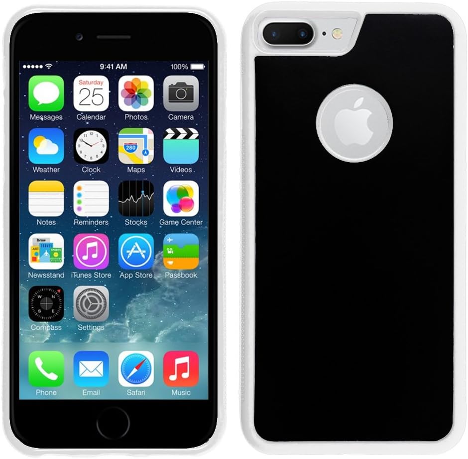 Koala Stick Anywhere Phone Case – for iPhone 7 / 7s – Nano Suction Cups Stick to Flat & Smooth Surfaces to Defy Gravity – Hands-Free or Full Body Selfies & Videos – Easy-Clean & Anti-Scratch -White