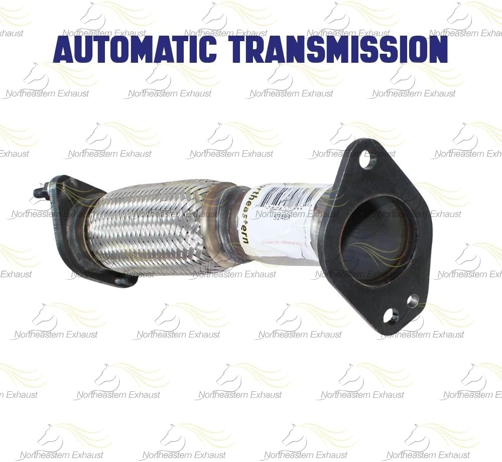 Exhaust Front Flex Pipe Compatible for 2003-2004 Ford Focus 2.3L | Stainless Steel | Northeastern Exhaust | Free Gaskets and Bolt Kit Included | Direct-Fit Replacement