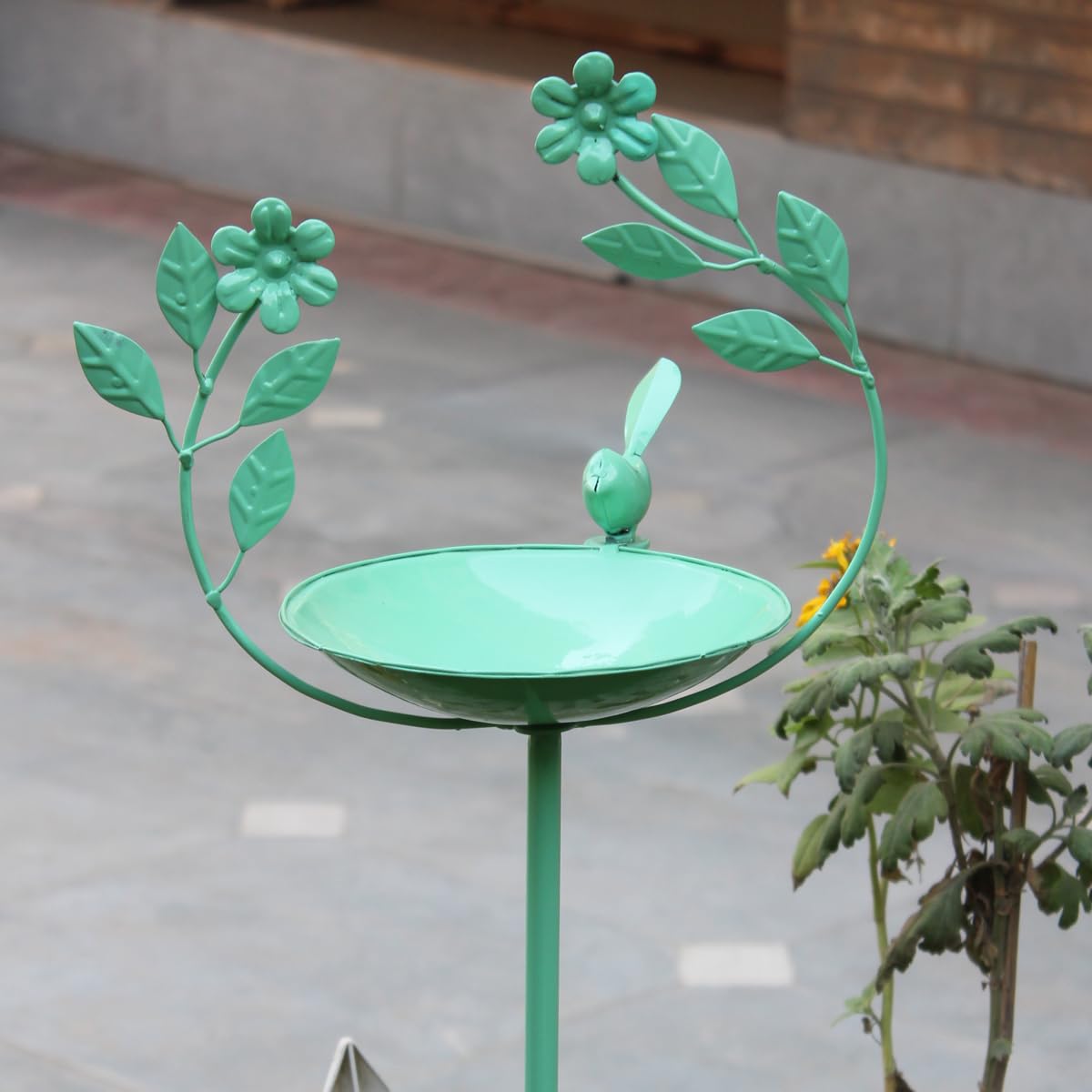 Wonderland Metal Birdfeeder| Bird Bath Stand Green Color (B0D1KBX2LN) Amazon Price History, Amazon Price Tracker
