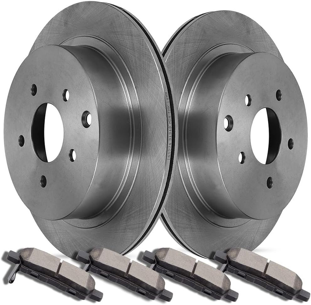 INEEDUP 12.14"" Disc Brake Kit-Brake Rotors and Ceramic Pads Rear For Nissan Murano 2003-2007 2009-2018,For Nissan Pathfinder 2013-2017,For Nissan Quest 2004-2009 2011-2017, 835428-5208-1708421253