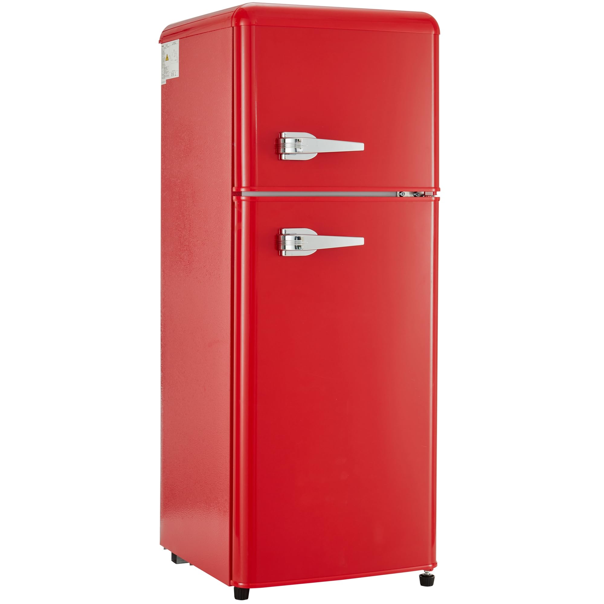 AXUTL Retro Refrigerator with Freezer Mini Fridge Bedroom Dorm Red 4.0 Cu.ft Compact Small for RV Apartment 2-Door Design on Fridge.com