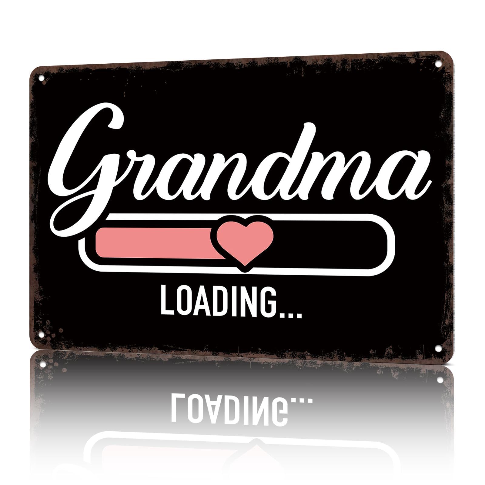 KWQDOZF Vintage Metal Signs Grandma Funny Tin Sign Poster Wall Art For Home Room Bedroom Office Decor 8x12inch