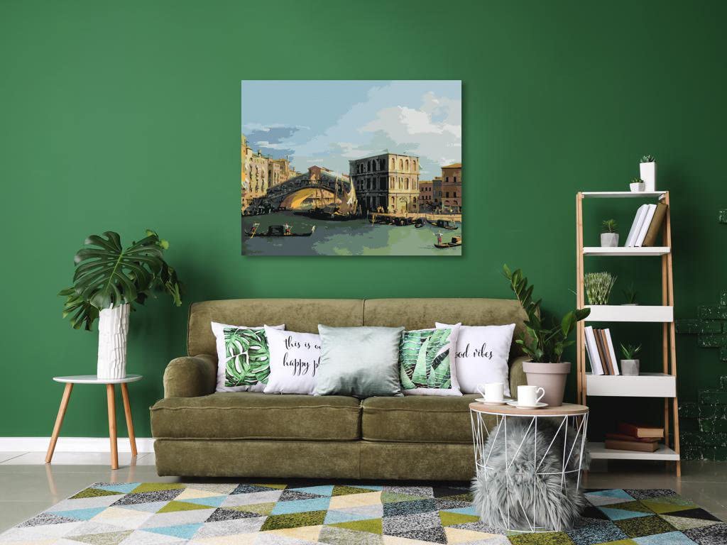 Malowanie według liczb - RIALTO-most Północy (Canaltto) 40 x 50 cm z blejtramem (już napięty)