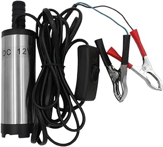 Electric Fuel Transfer Pump Water Oil Refueling Submersible Compatible With Diesel 12V 38mm / Car Motorbike