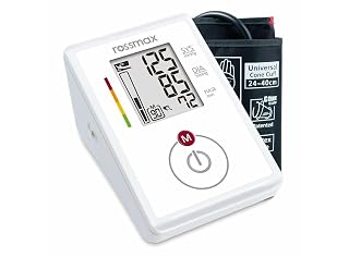 Rossmax CH155 Blood Pressure Machine Digital,Swiss Design Automatic BP Machine Accurate BP Monitor, Easy-to-Use, (White)
