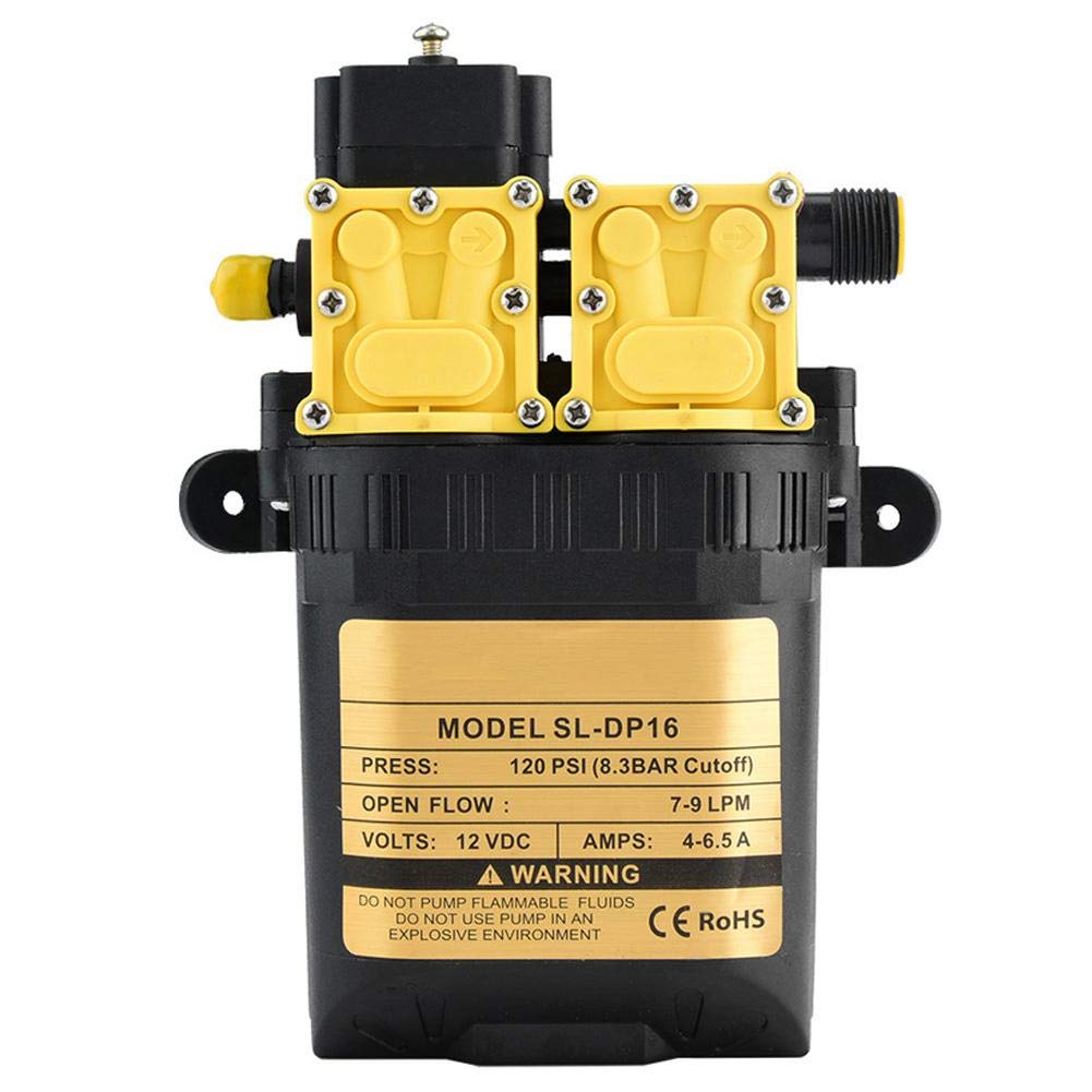 12V CC Pompa Elettrica, Pompa Irroratrice Agricola, Pompa Acqua ad Alta Pressione Multifunzionale, Pompe Autoadescanti per Barca da Diporto Agricoltura