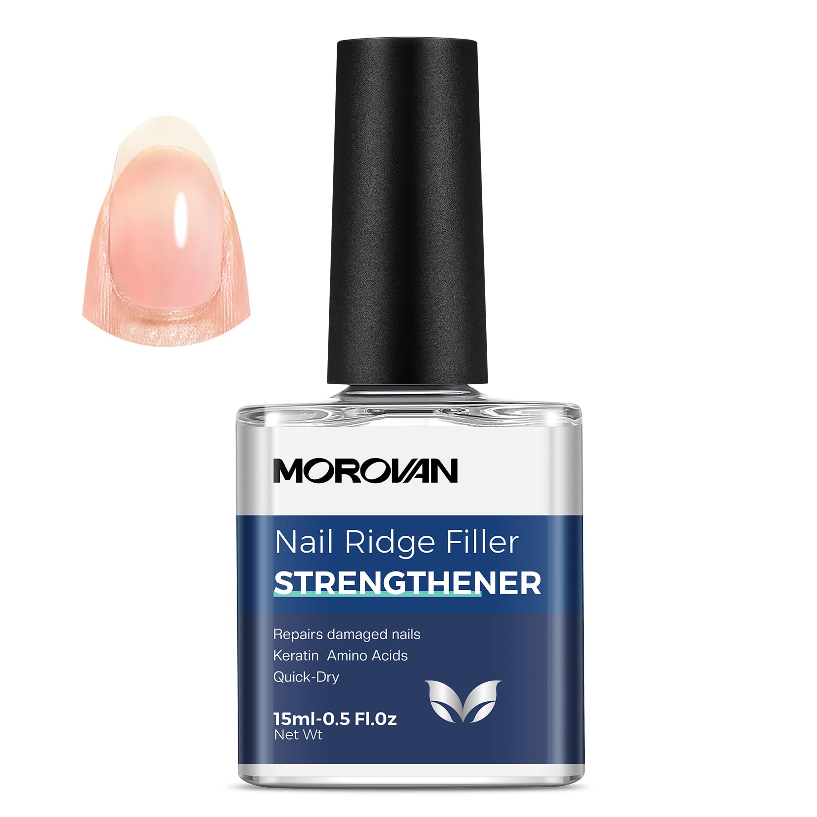 Morovan Nail Strengthener Nail Care Ridge Filling Strengthener Nail Hardener