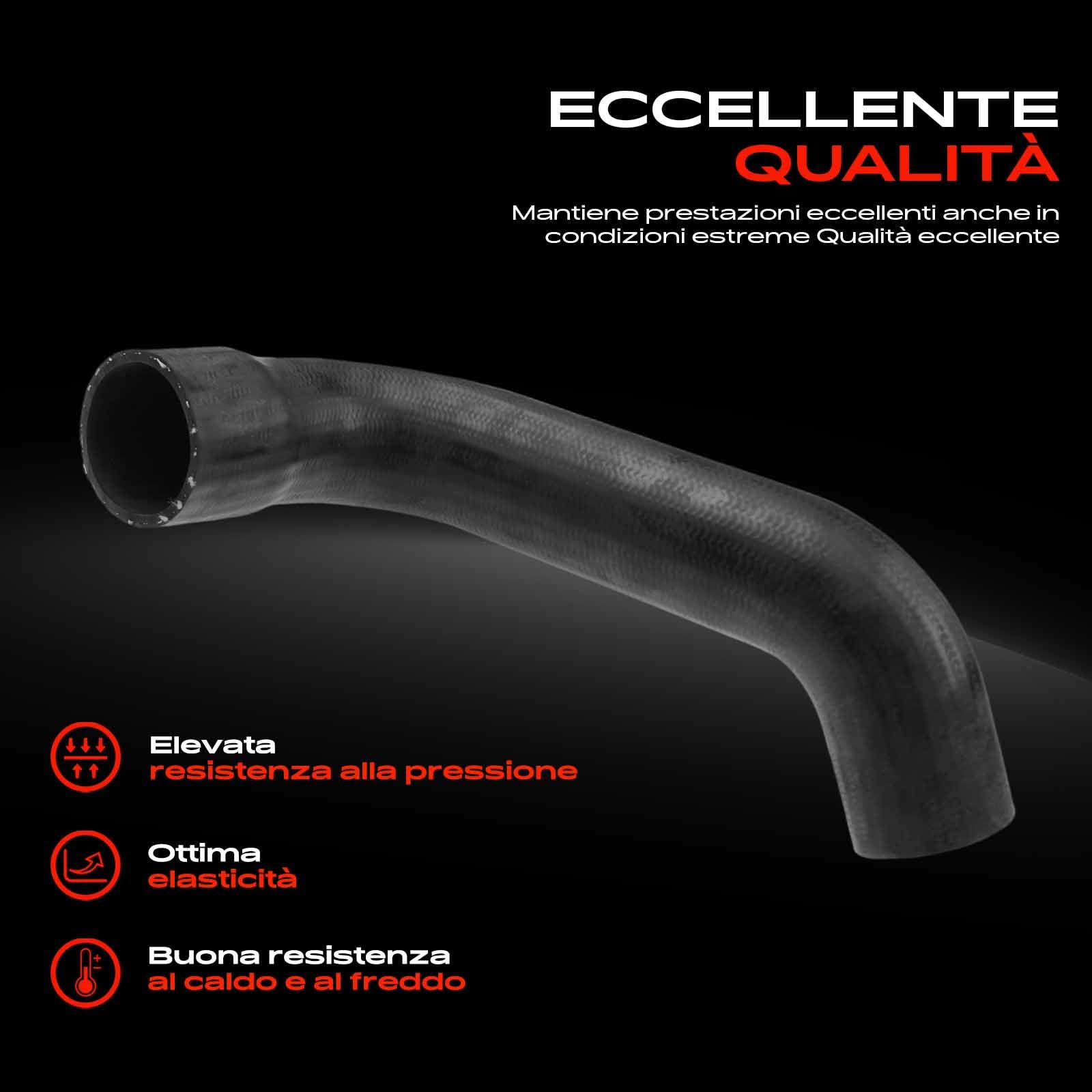 Frankberg Tubo flessibile dell'aria di sovralimentazione tubo flessibile | Compatibile con: 159 Sportwagon 939, 159.939