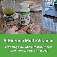 Vista 8 de Paradise Herbs Earth's Blend Once Daily Multivitamínico con hierro, 48 superalimentos orgánicos, probióticos, antioxidantes, vitaminas A, B12, C, D