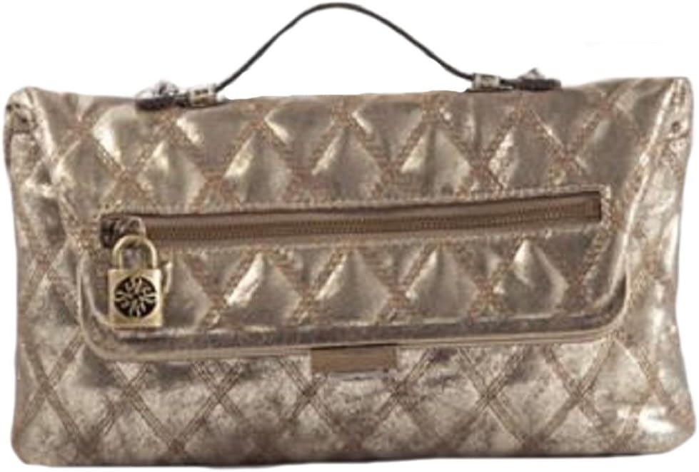 Simply Vera Vera Wang Bridget Quilted Clutch (Yellow Gold)