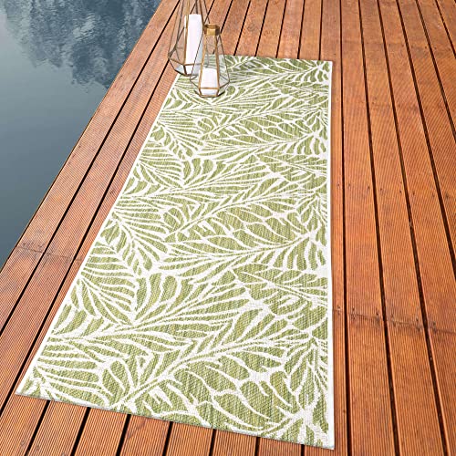 Keen Home Design Modern Outdoor Runner Rug - 2X8 Textured Washable Indoor/Outdoor Rug For Patio, Kitchen, Balcony, Beach, Garden, Deck And Porch. Size: 2'2'' X 7'7'' #TOP17