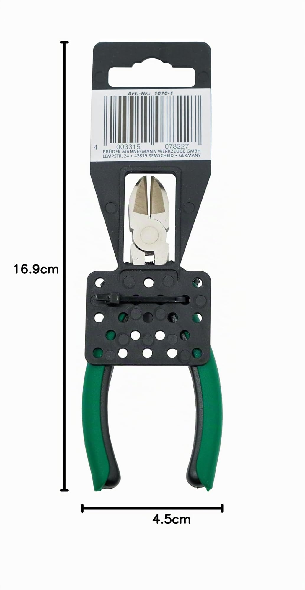 Brüder Mannesmann Elektronik-Seitenschneider 115mm, Stahl | M 1070-1 – Ansicht 2