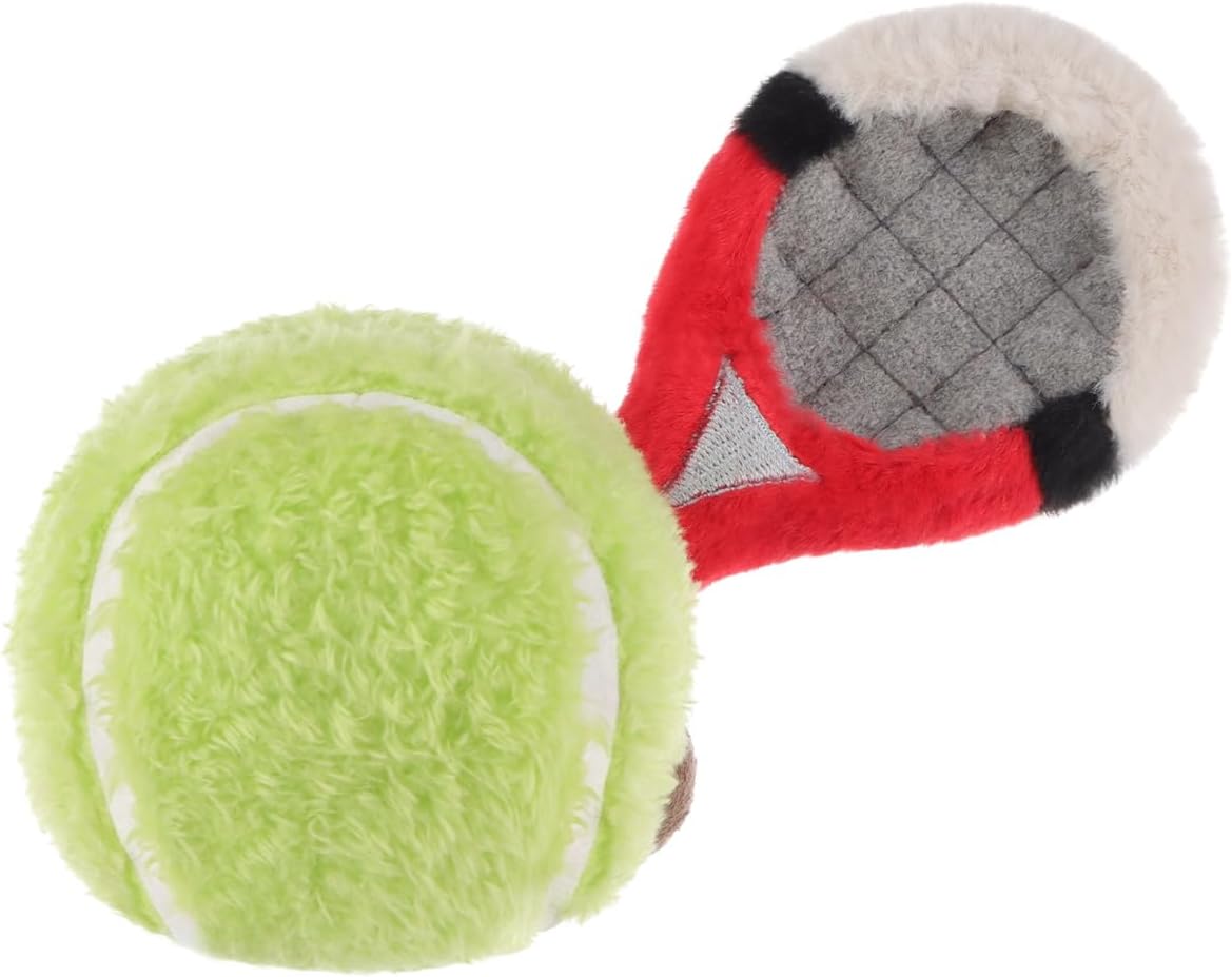 Apricot Lamb Happy Tennis Stuffed Animals for Kids, Soft Cute Plush Toys for Baby Girl and Boy, Fluffy Happy Tennis