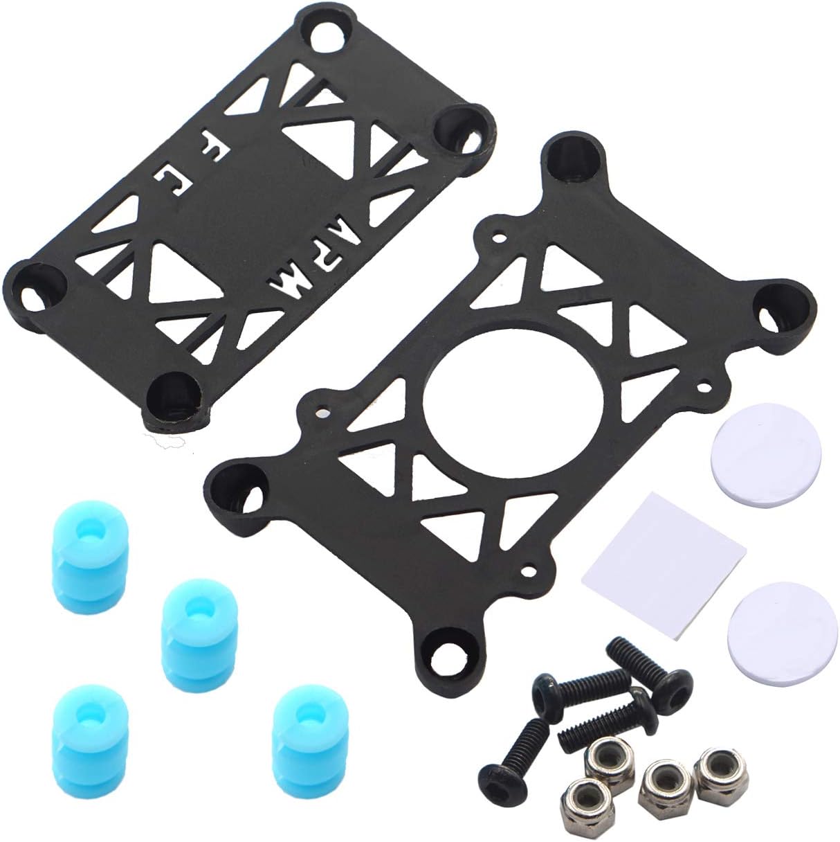 RC Anti-Vibration Plate Vibration Damping Mount Shock Absorber Replacement Compatible with APM2.6 APM2.8 Pixhawk PX4 Pixracer KK MWC Flight Controller Quadcopter