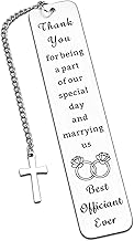 Officiant Gifts for Wedding Day Officiant Bookmark Appreciation Gifts for Wedding Proposal Best Officiant Ever Thank You Gifts for Wedding Coordinator Planner Wedding Day Appreciation Gift for Pastor