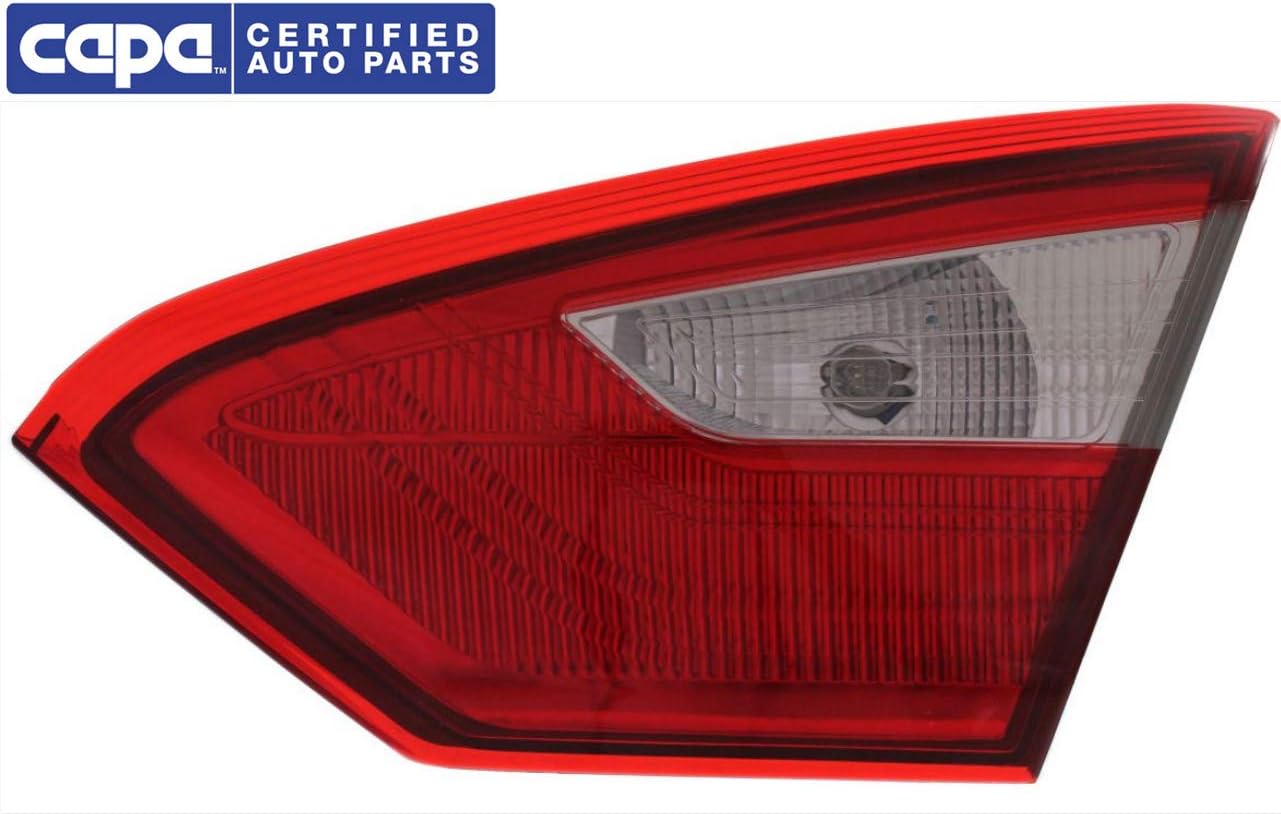 Garage-Pro Passenger Side, Inner Tail Light Compatible with 2012-2014 Ford Focus Assembly, Sedan, CAPA