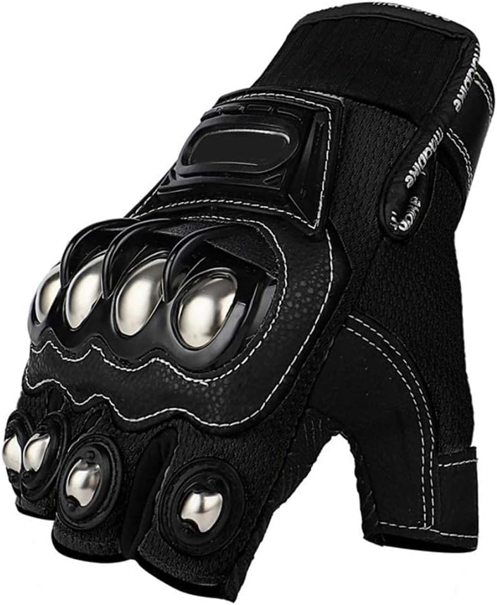 Steel Outdoor Knuckle Motorcycle Motorbike Powersports Safety Gloves