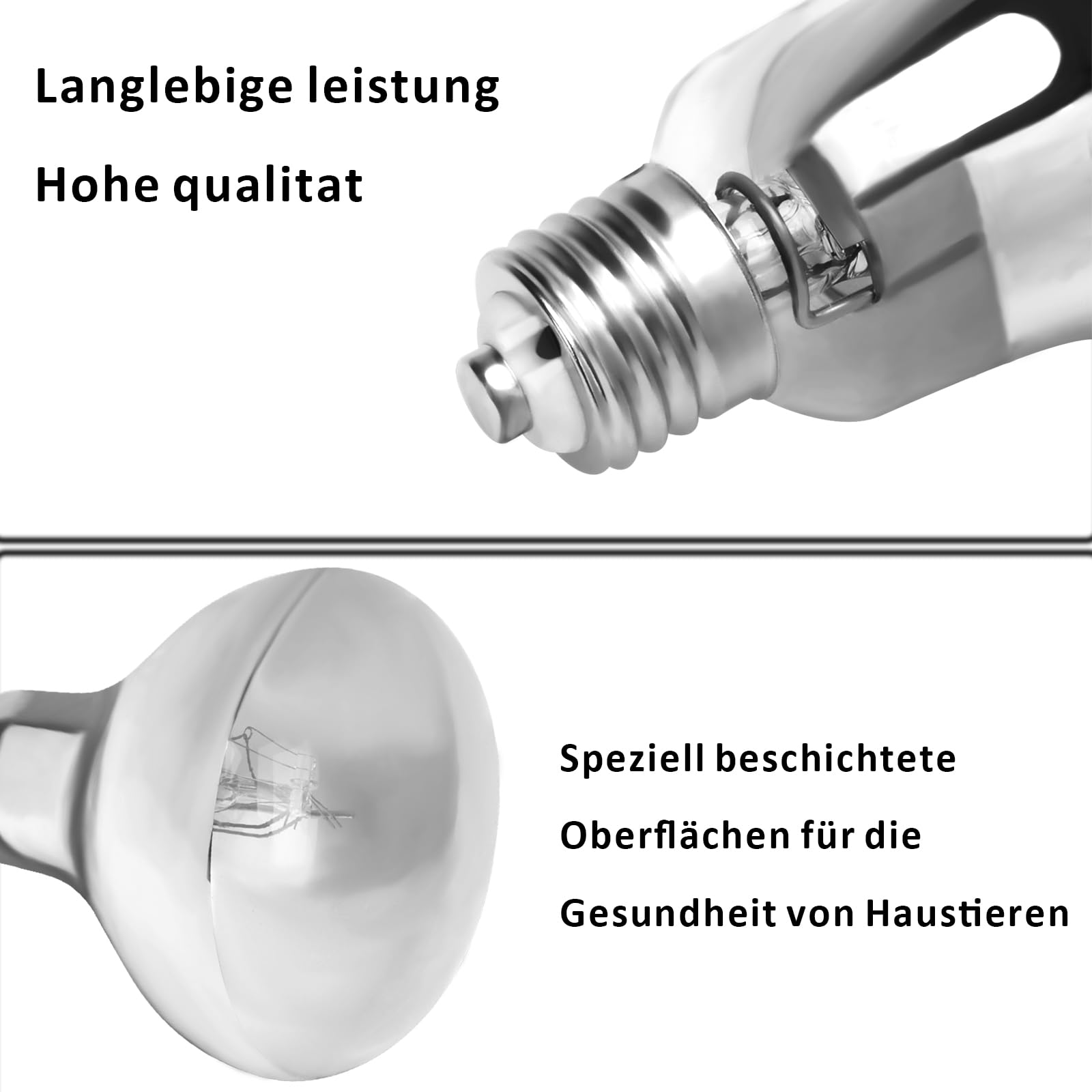 AIICIOO UVA UVB Lampada termica per rettili Luce solare UV Lampada per terrario Lampada di luce solare rivestita E27 Luce diurna per rettili per tartarughe serpenti pogone lucertole 160W