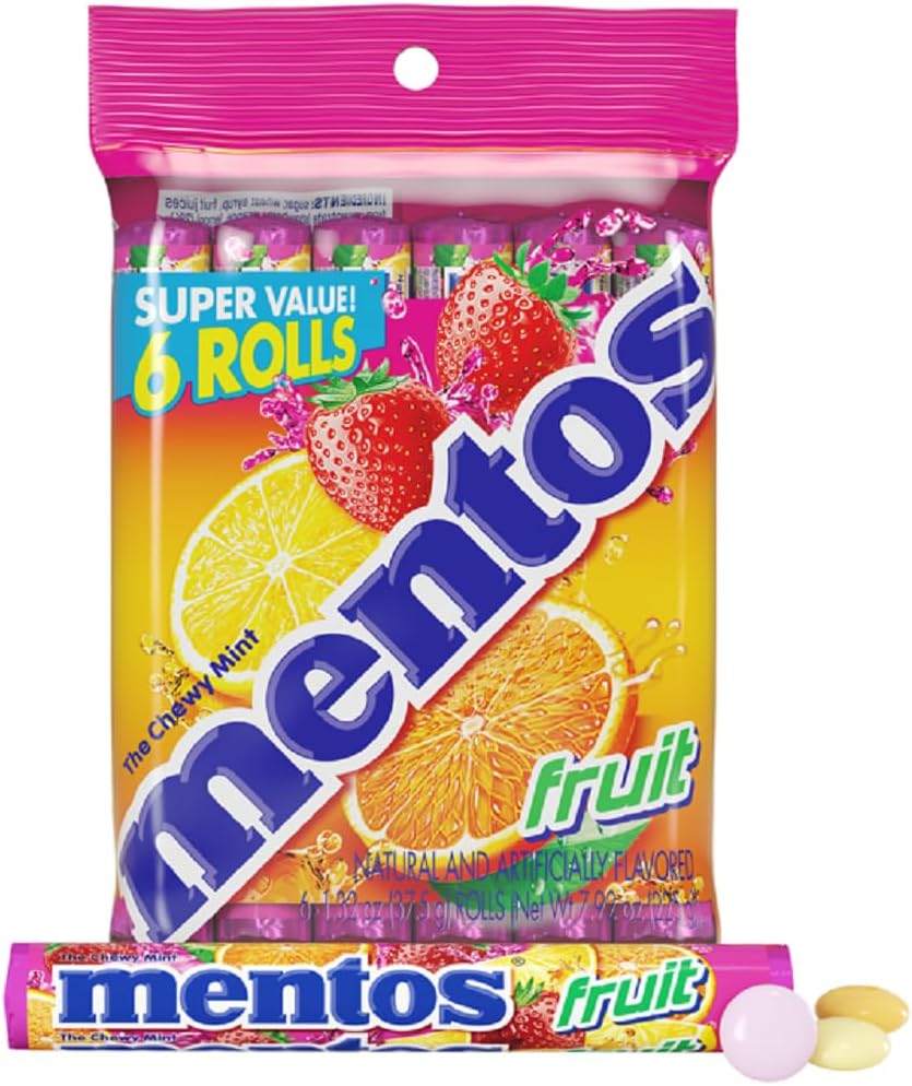 Mentos Fruit Roll (38g) - Pack of 6