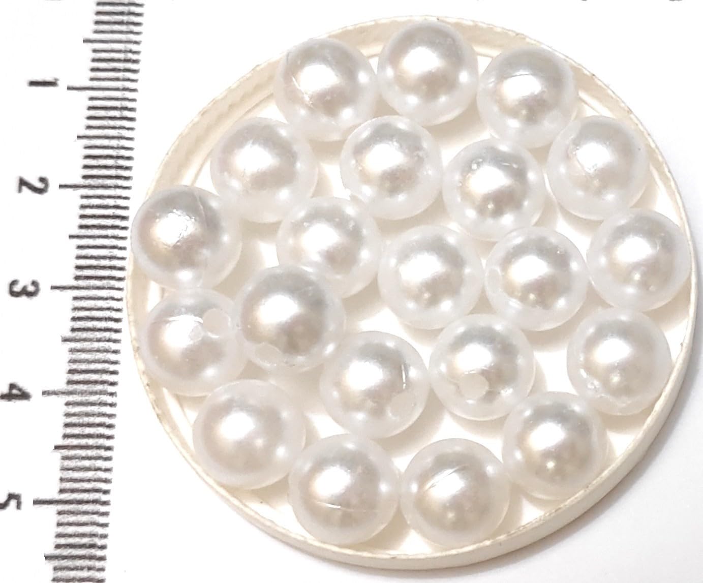 Get-Set-Go! 200pcs Round Pure White Pearl/Moti Beads for Jewelry Making (10mm-PureWhite) (B0C6TXLMH8) Amazon Price History, Amazon Price Tracker