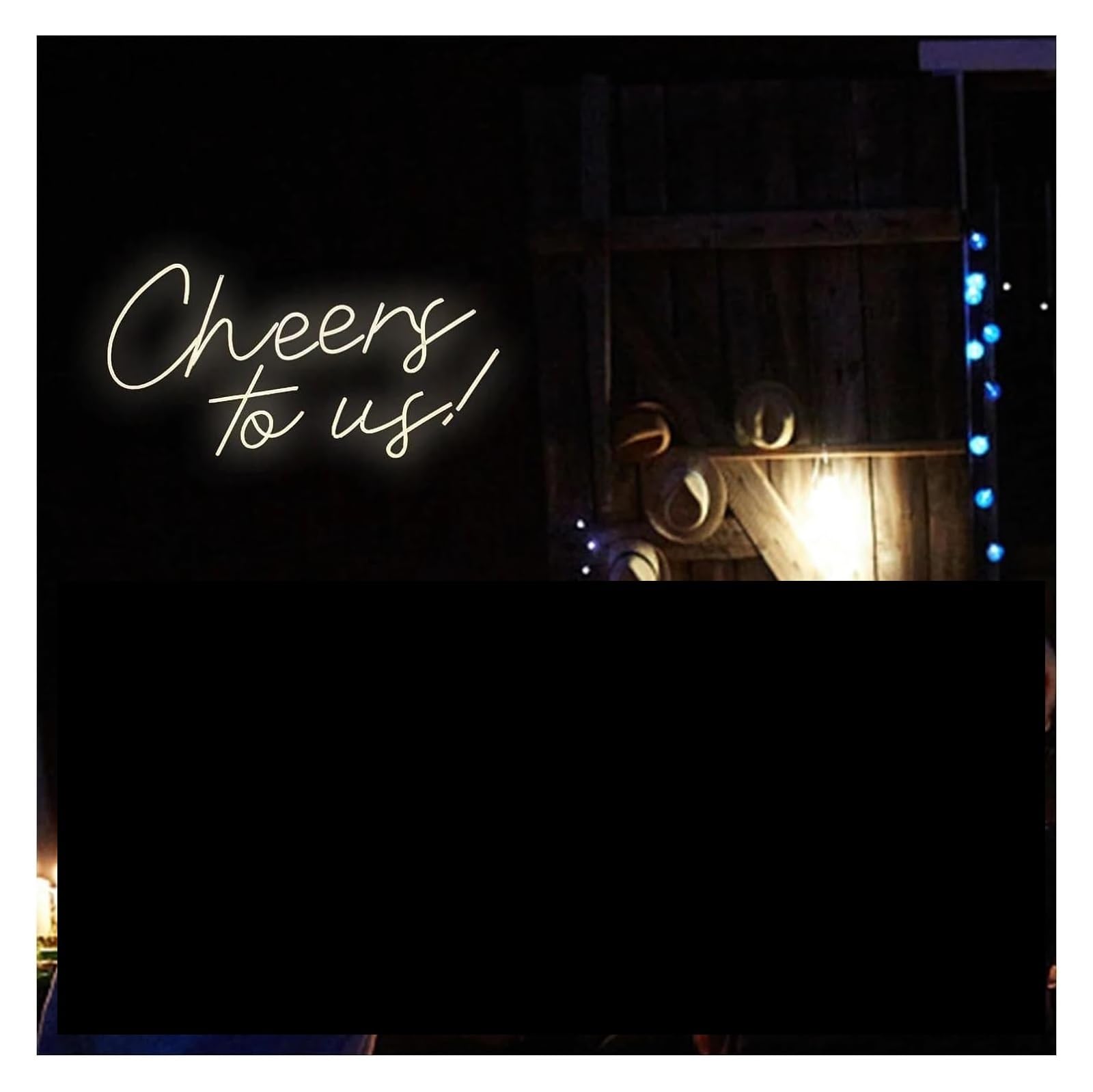 Insegna luminosa al neon Decorazione luminosa: Saluti a noi per insegne al per neon a LED, decorazioni per pareti con lettere per amanti