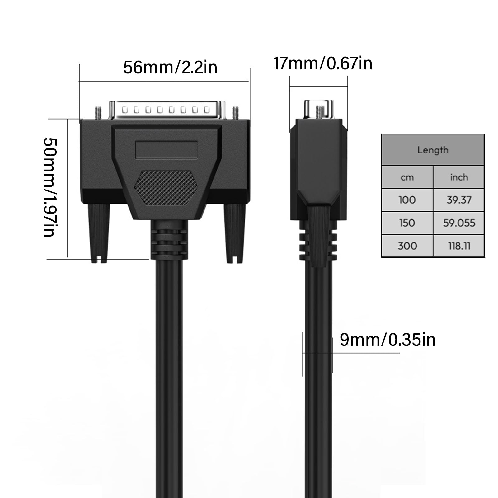 Maschio del PVC DB44 al porto parallelo di serie delle trecce del di alluminio del cavo femmina/maschio per il computer e le macchine