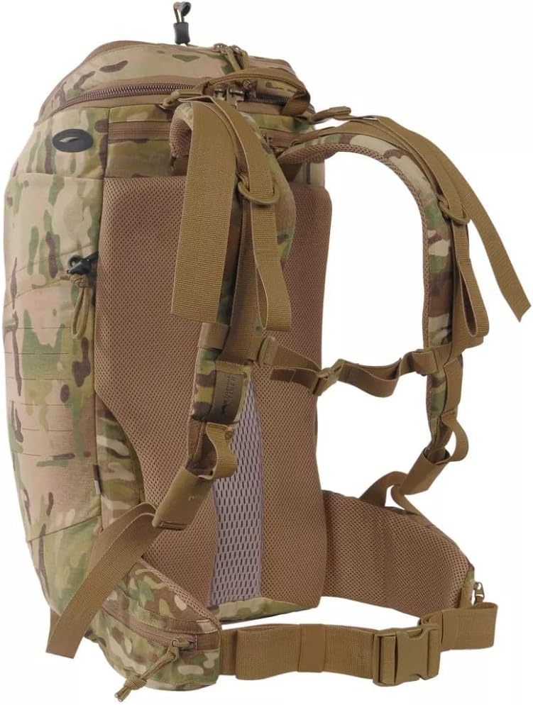 Tasmanian Tiger Modular Pack 30, Tactical MOLLE Backpack with Internal Storage Pouches and Holster, Multicam