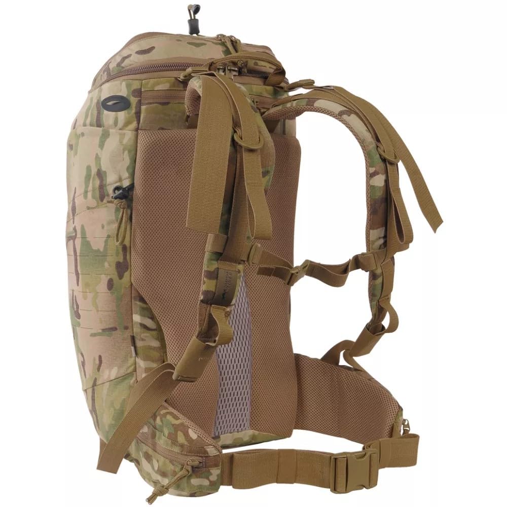 Tasmanian Tiger Modular Pack 30, Tactical MOLLE Backpack with Internal Storage Pouches and Holster, Multicam