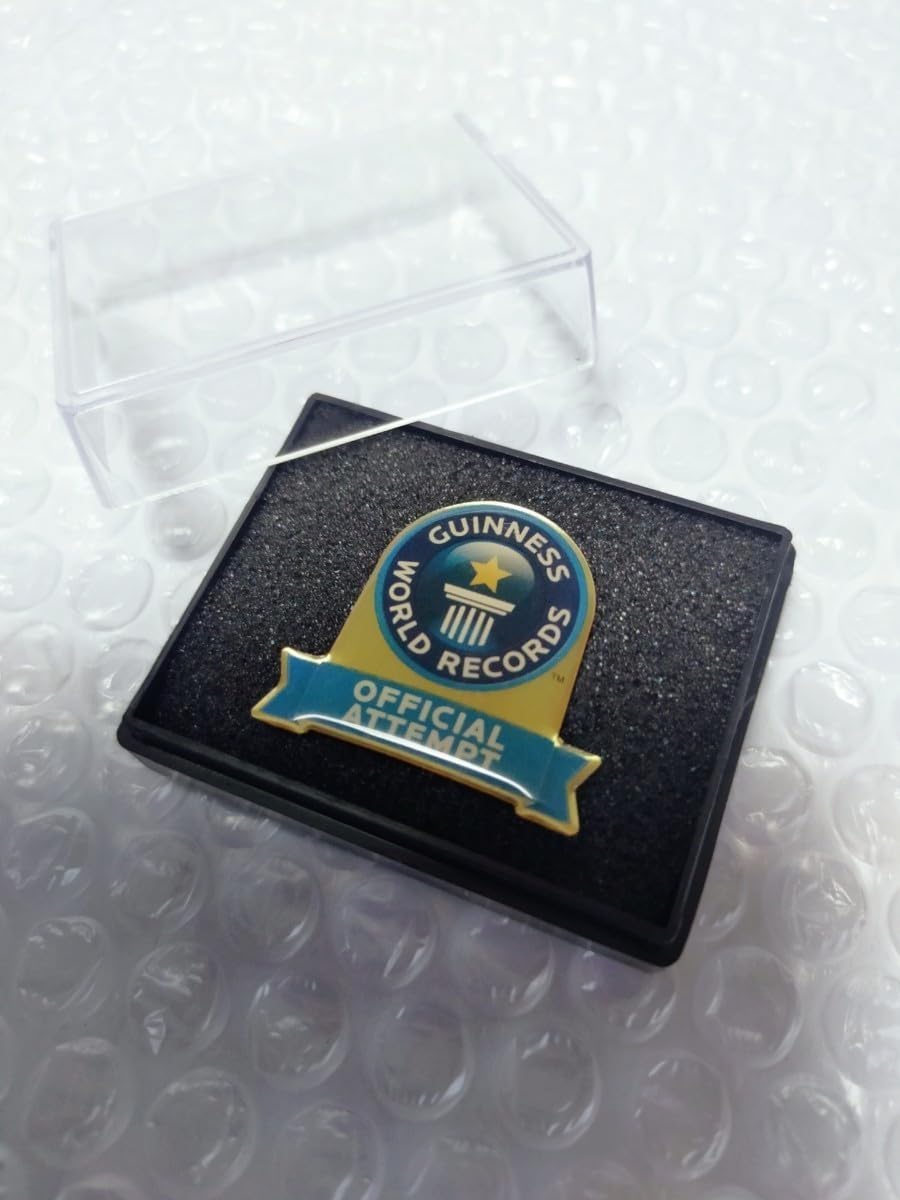 Amazon | 公式 ギネス世界記録保持者 ピンバッチ ピンバッジ ピンズ