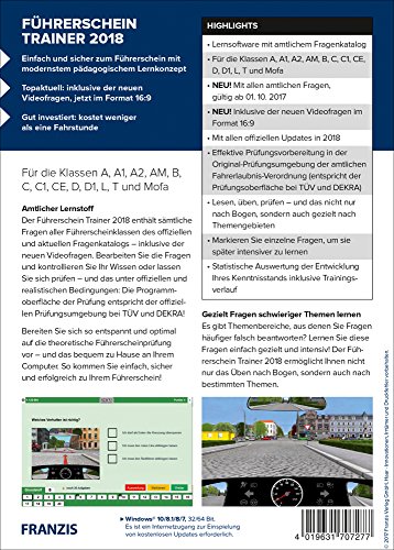 Führerschein Trainer 2018: Für die Klassen A, A1, A2, AM, B, C, C1, CE, D, D1, L, T und Mofa – vue 2
