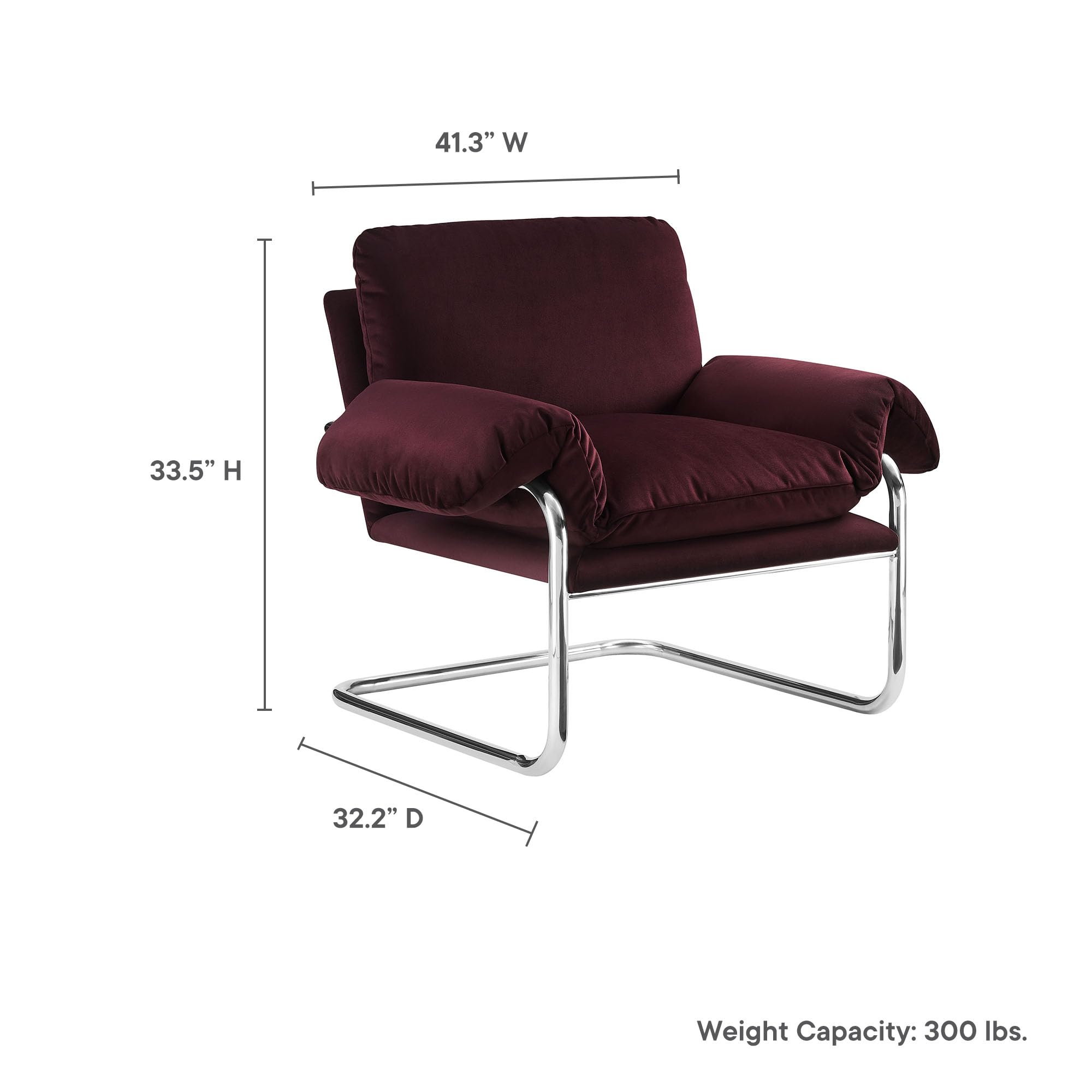 Sedia in velluto moderna per salone camera da letto, Poltrona