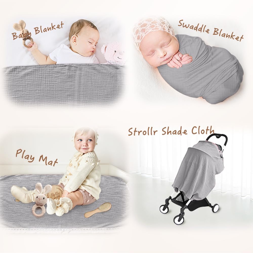 Regalo per bambine (può essere inciso e benedetto), regalo per neonati, regalo per nascita, baby shower, giocattoli in legno, asciugamano da bagno, pietra miliare, coperta per foto (elefanti)