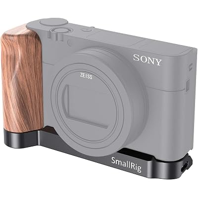 SmallRig L-Shape Bracket Wooden Grip for RX100 III/IV/V (VA) / VI/VII Camera - LCS2467