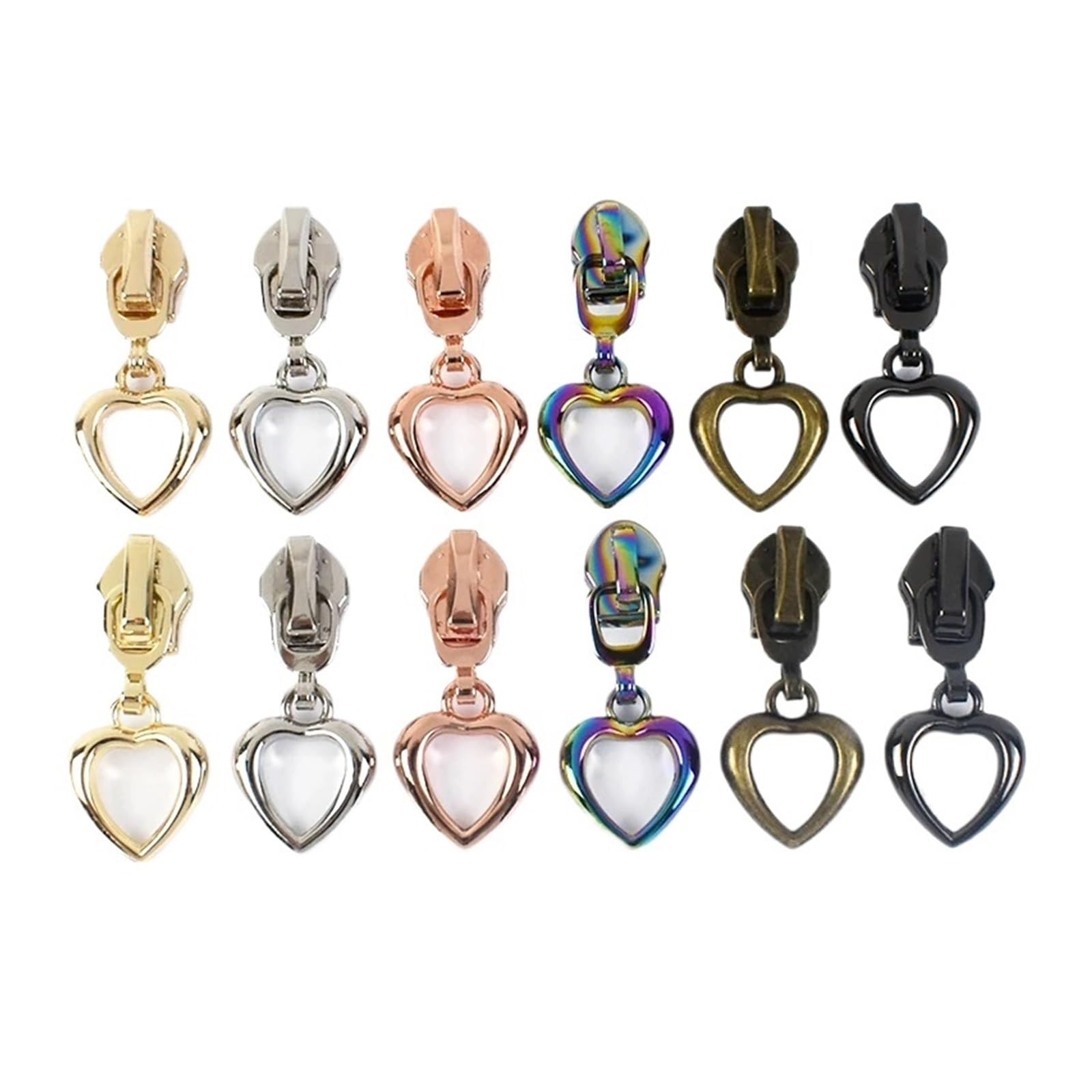 10/30/50 Pz 5# Cursori for Cerniere in Nylon Giacca Abbigliamento Zip Testa Tira Zip Kit di Riparazione Borsa Fai da Te for Cucire Estrattore Accessori(Gold,50PCS_NO5)