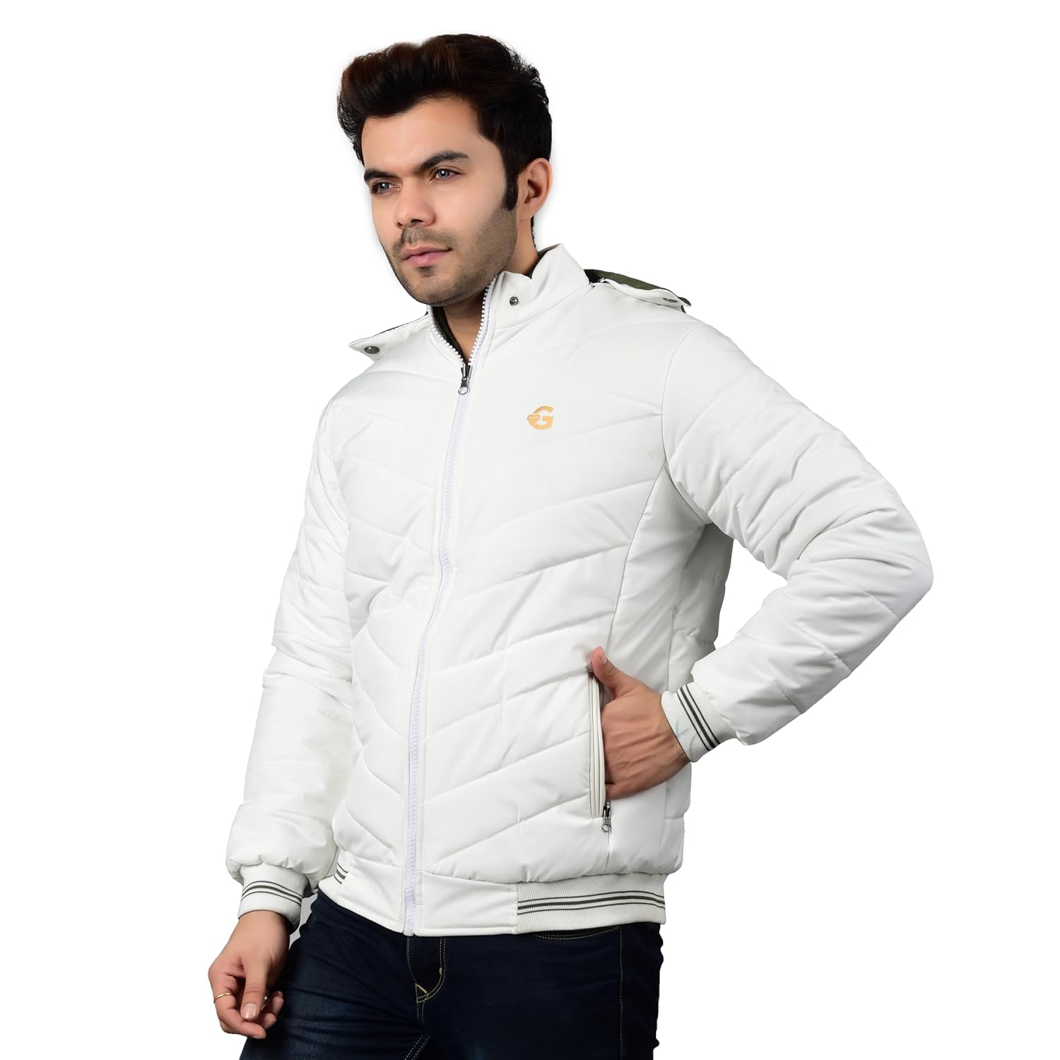 XX XONEX Reversible Men Jacket in HD Material with Cap & Straight