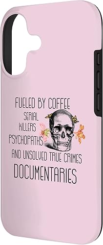 Vista 89 de Funda para iPhone 11 Coffee Serial Killers Psychopaths and Unsolved True Crimes