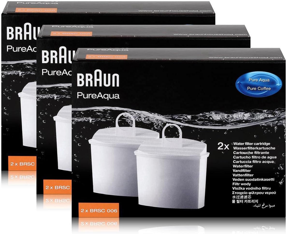 Braun PureAqua BRSC006 Water Filter Cartridge (Pack of 3)