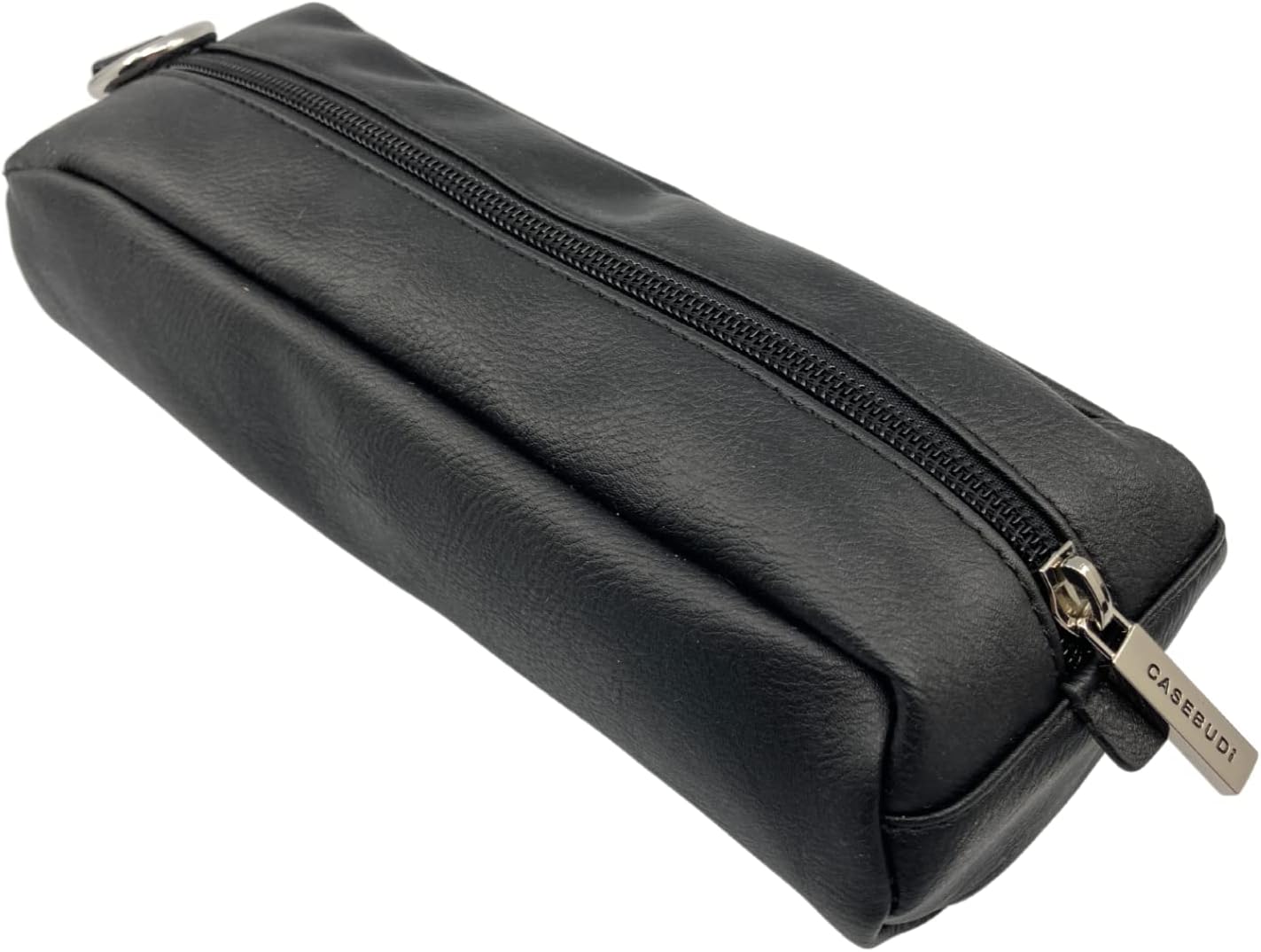 Electronics Organizer Case - Durable Vegan Leather - Reliable Travel Storage - Easy to Pack, Black, Packable, Small Vegan Leather Electronics and Toiletry Organizing Case