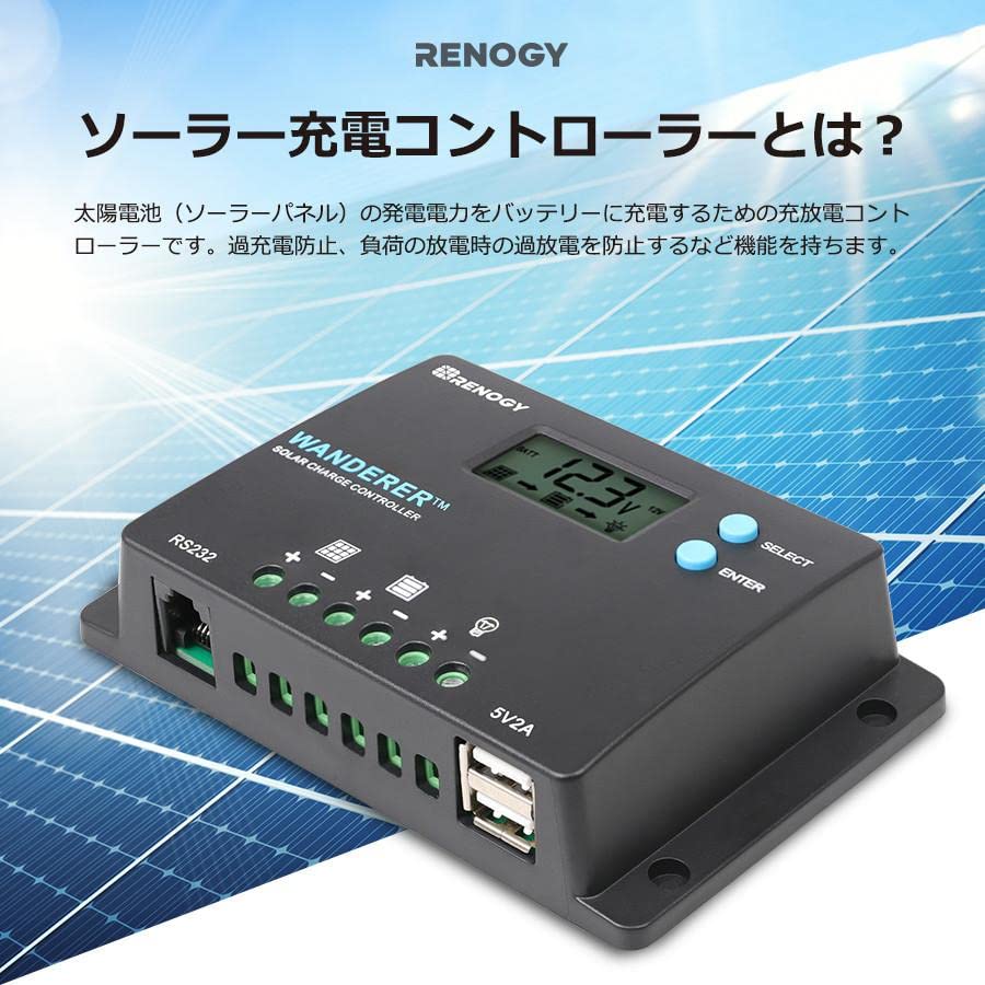 取引成立しました！RENOGY ソーラーチャージコントローラー 